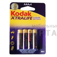 Элемент питания KODAK XTRALIFE  LR03  BL4    [K3A-4] (40/200/32000)