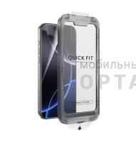 Стекло защитное, KEEPHONE QUICK FIT 3D БЕЗ РАМКИ FULL GLUE САМОКЛЕЯЩИЙСЯ GLASS iPhone 17 AIR