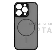 Чехол Matte MagSafe с защитой камеры в техпаке, iPhone 16 Pro, Black