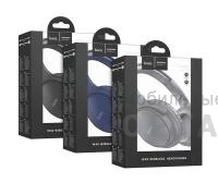 Наушники беспроводные накладные HOCO W40, Mighty, Bluetooth,  синий