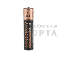 Элемент питания Energy Ultra LR03/4B (АAА) (4/48/576)