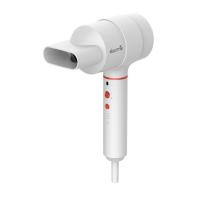 Фен для волос DEERMA DEM-CF30W, 1800 Вт, 4 режима,  белый