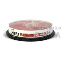 Диск CD-R Mirex Brand 52X 700 МБ, Cake box (10/300) Диск CD-R Mirex Brand 52X 700 МБ, Cake box (10/300)