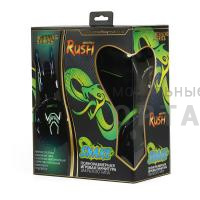 Наушники игровые Smartbuy SBHG-1200 RUSH SNAKE, черная/зеленая