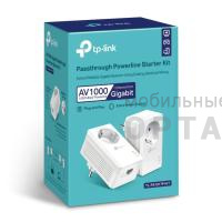 Комплект адаптеров Powerline TP-Link TL-PA7017PKIT AV1000 Gigabit Ethernet