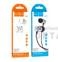 Наушники проводные внутриканальные HOCO M106, Fountain metal, Jack 3.5мм, 1.2 м,  серебристый