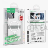 Чехол Hoco Premium Magnetic series airbag, iPhone 15 Pro, transparent