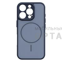 Чехол Matte MagSafe с защитой камеры в техпаке, iPhone 16 Pro Max, Blue