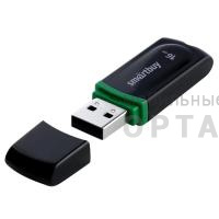Флешка USB 16 Гб Smartbuy Paean  чёрный Флешка USB 16 Гб Smartbuy Paean  чёрный