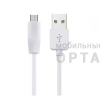 Кабель USB to Micro HOCO X1 Rapid, 1.0м, 2.4A,  белый