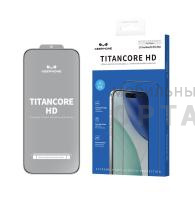 Стекло защитное, KEEPHONE TITANCORE HD FULL GLUE CLEAR GLASS iPhone 17 PRO MAX / 16 PRO MAX, ЧЕРНАЯ РАМКА