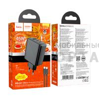 СЗУ HOCO CS31A, Wing, 10,5 ВТ, кабель USB - Lightning, 1m,  черный