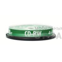 Диск MIREX CD-RW 700Мб 4X-12X Cake box 10 (10/300) Диск MIREX CD-RW 700Мб 4X-12X Cake box 10 (10/300)