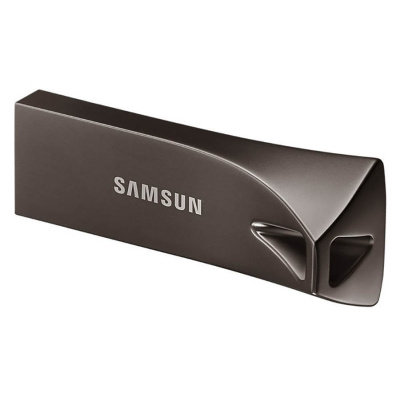 Флешка USB3.1 128 Гб Samsung  Bar Plus  серый (300 МВ/s)