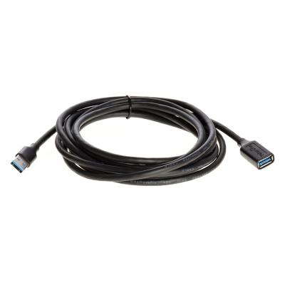 Кабель удлинительный USB3.0 Am-Af 3m Telecom черный (TUS708-3M) (1/50)