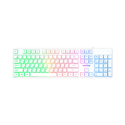 Клавиатура проводная Smartbuy ONE 251 с подсветкой, USB (SBK-251U-W) белая (1/20)