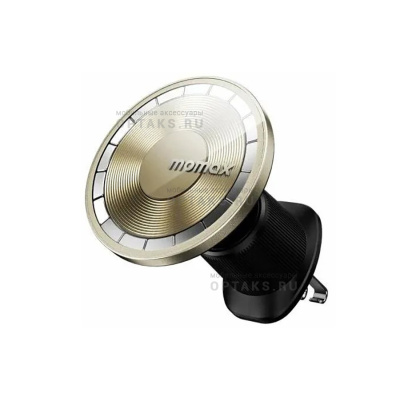 Держатель для телефона магнитный MOMAX 1-Move Relaxaire magnetic Freshener Gold