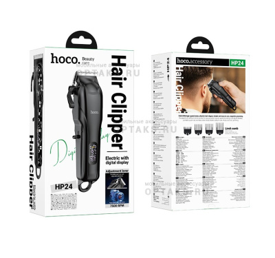 Машинка для стрижки волос HOCO HP24,  черный