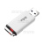 Флешка USB3.0 16 Гб  Netac U185 с LED индикатором, белый