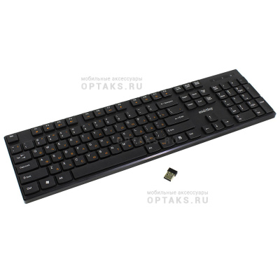 Клавиатура беспроводная мультимедийная Smartbuy ONE 238 USB черная (SBK-238AG-K) (1/20)