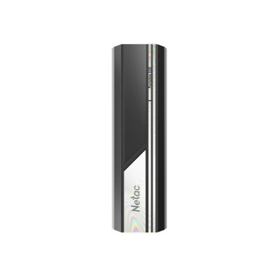 Внешний SSD  Netac   500 GB  ZX10 USB-C чёрный/серебро, USB 3.2