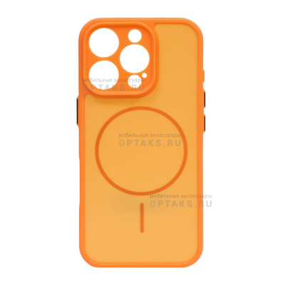 Чехол Matte MagSafe с защитой камеры в техпаке, iPhone 16, Orange
