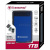 Жесткий диск HDD Transcend 1 TB H3 синий, 2.5'', USB 3.0 Жесткий диск HDD Transcend 1 TB H3 синий, 2.5'', USB 3.0
