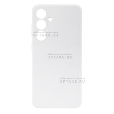 Чехол силикон COVER, бархатная подкладка в упаковке, Samsung A57, белый
