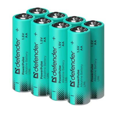 Элемент питания DEFENDER LR6 АА PowerPulse BL8  (80/240)