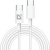USB кабель DEFENDER F182 TypeC-TypeC 2м, 60 Вт,PD,TPE,белый, пакет (1/100)