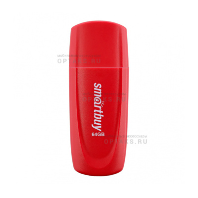 Флешка USB 64 Гб Smartbuy  Scout  красный