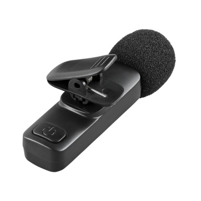 Микрофон петличный DEFENDER Talky-137 wrls, петличка, 2.4G, черный(1/50)