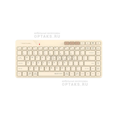 Клавиатура беспроводная A4TECH Fstyler FBK26C AS бежевый USB BT/Radio slim Multimedia (FBK26C AS (Beige)) (1/20)