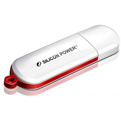 Флешка USB 64 Гб Silicon Power  LuxMini 320  белый