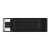 Флешка USB3.0 64 Гб Kingston  DataTraveler 70  (USB 3.0/3.2 + Type C)  чёрный