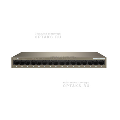 Коммутатор TENDA TEG1016M, 16 портовый гигабитный неуправляемый, 16-Port Gigabit Ethernet Switch (1/10)
