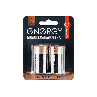 Элемент питания Energy Ultra LR14/2B (С) (2/20/160)