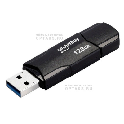 Флешка USB3.1 128 Гб Smartbuy  Clue  чёрный