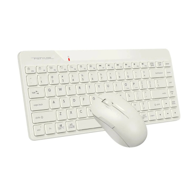 Комплект беспроводной Клавиатура + Мышь A4TECH Fstyler FG2200 Air2 клав:бежевый мышь:бежевый USB slim (FG2200 AIR2 BEIGE) (1/10)