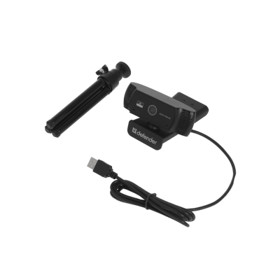 Веб-камера DEFENDER G-lens 2590 QHD 2K 1440p, 3.7МП (1/50)