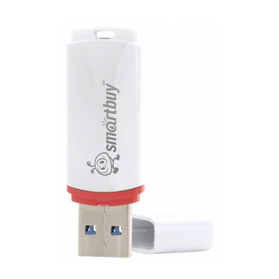 Флешка USB 16 Гб Smartbuy  Crown   белый