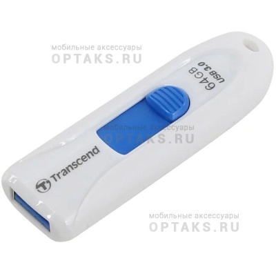 Флешка USB3.0 64 Гб Transcend  JetFlash 790  белый