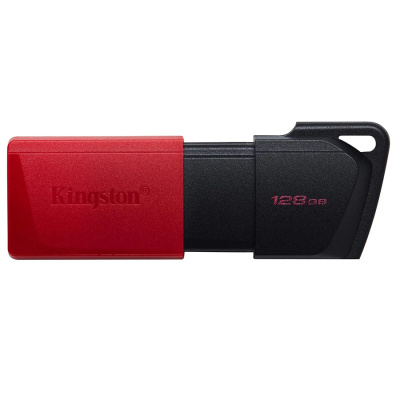Флешка USB3.2 128GB  Kingston  DataTravele Exodia M  чёрный/красный