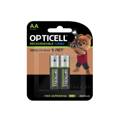 Аккумулятор OPTICELL TURBO  HR6 BL2 (2600 mAh) (2/20)