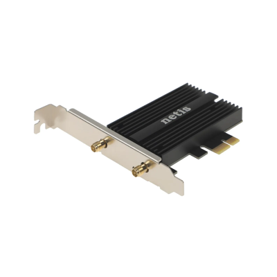 PCI Express адаптер NETIS F1с поддержкой Wi-Fi  AX3000,  Bluetooth (ант.внеш.съем) 2ант. (1/80)