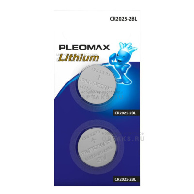 Элемент питания SAMSUNG PLEOMAXCR2025-2BL Lithium (60/240/43200)