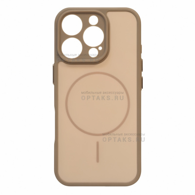 Чехол Matte MagSafe с защитой камеры в техпаке, iPhone 16 Pro Max, Desert