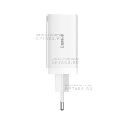 СЗУ блок питания Baseus GaN5 Pro Fast Charger 2C+U 65W EU  White