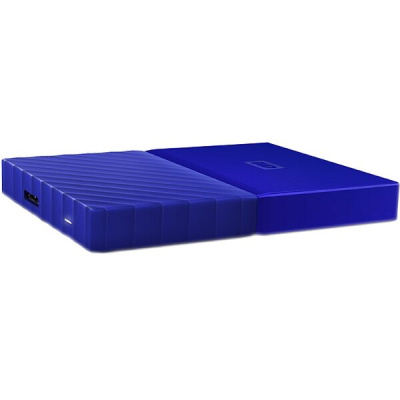 Жесткий диск HDD WD 2 TB  My Passport голубой, 2.5", USB 3.0