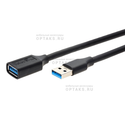 Кабель удлинительный USB3.0 Am-Af 1m Telecom черный (TUS708-1M) (1/125)
